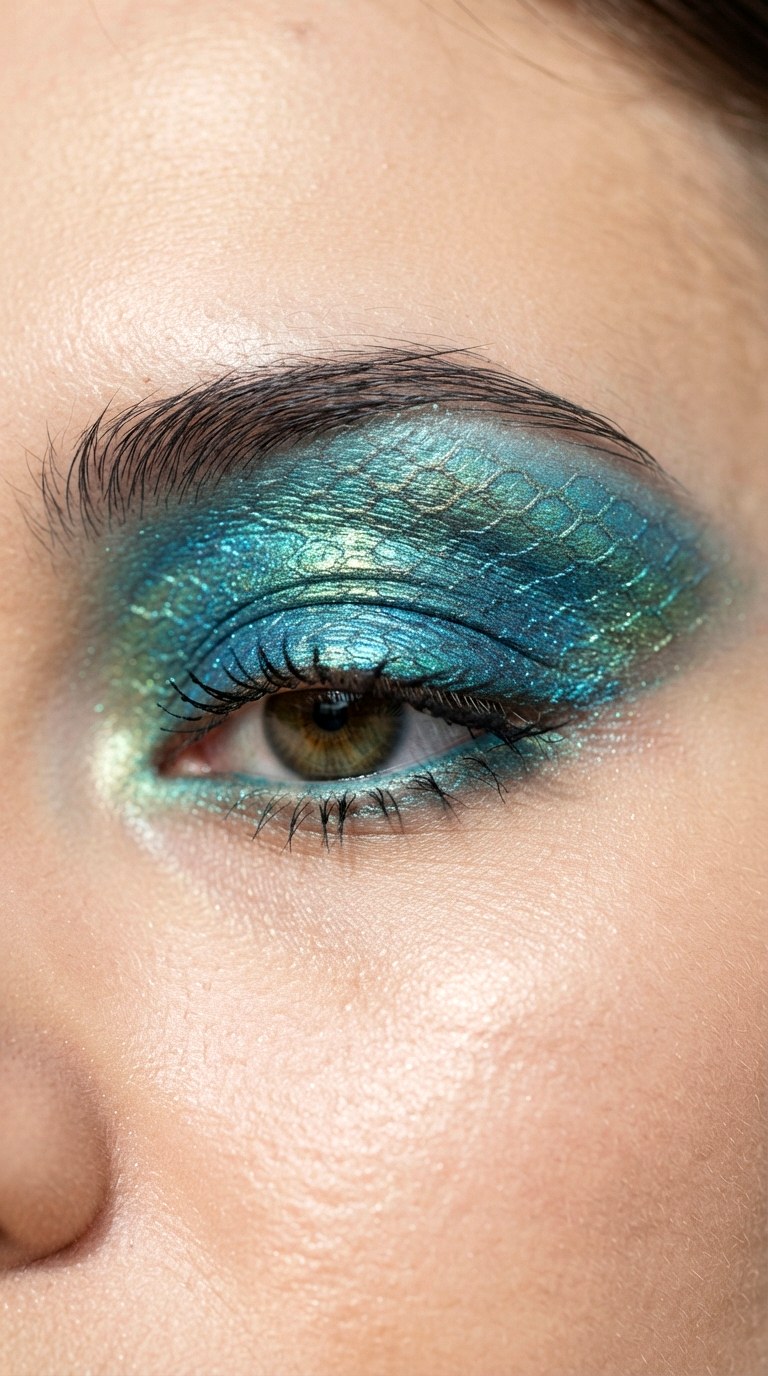 Metallic Mermaid Core - 30 creative makeup looks
