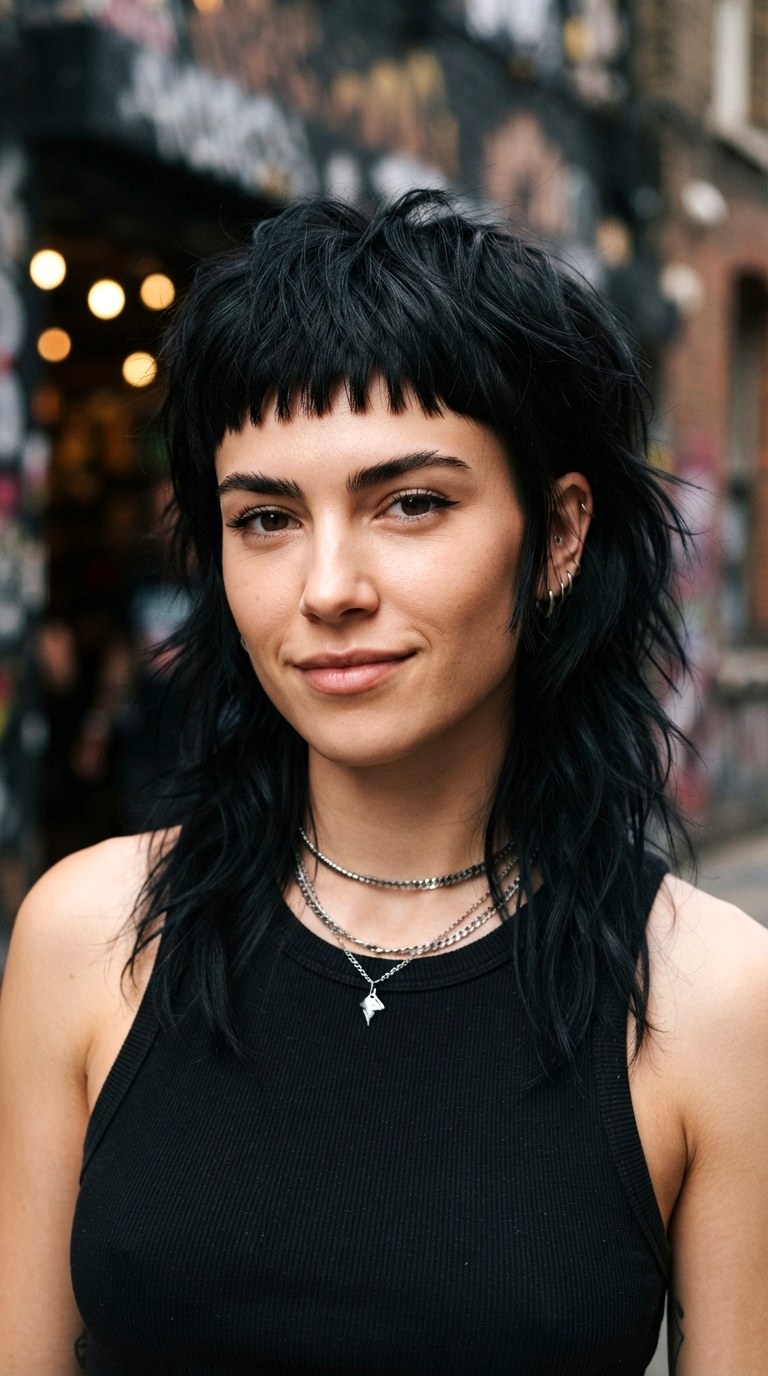 Micro Bangs for Density Illusion - 26 Wolf Cut for Thin Hair