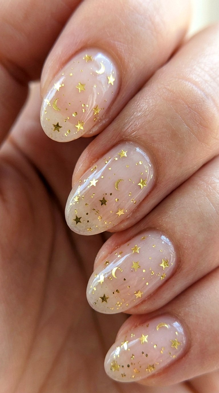 Micro Celestial Stars - 30 Vibrant Spring Color Street Nails