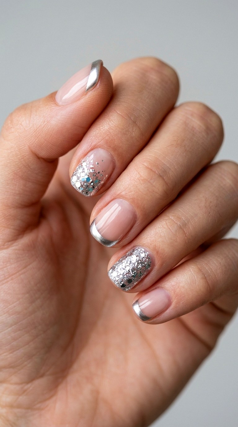 Micro French Mismatch - 22 Funky Spring Colorful Junk Nails