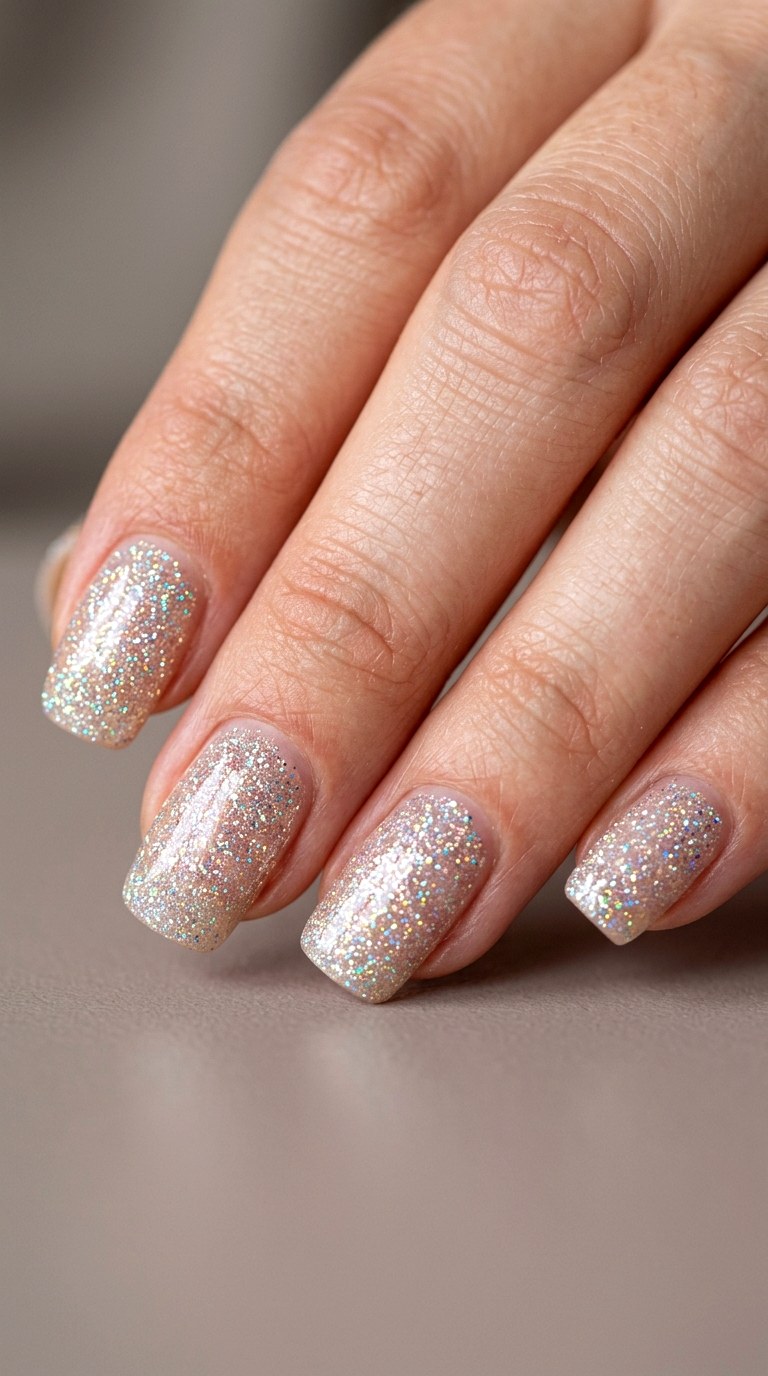 Micro Glitter Top Coat - 26 Durable Spring Color Street Nails