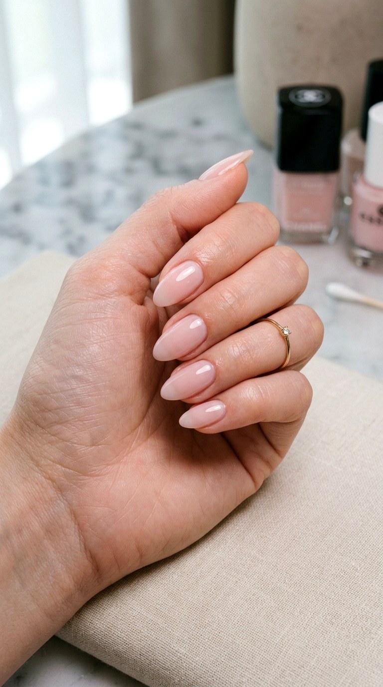 Milky Pink Minimalist Nails - 25 Fresh Spring Nail Colors & Designs You’ll See Everywhere in 2026