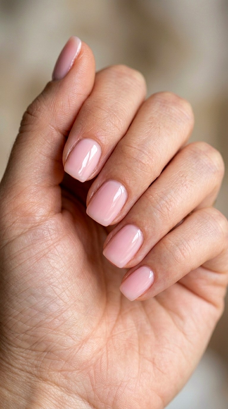 Milky Pink Serenity - 26 Durable Spring Color Street Nails