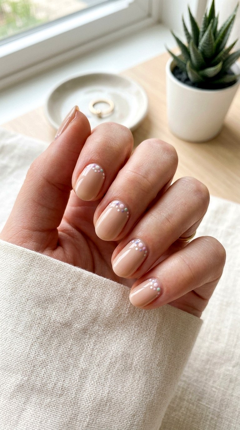 Minimal Dot Nail Art - 27 Viral Spring Nail Trends Everyone Is Obsessed With