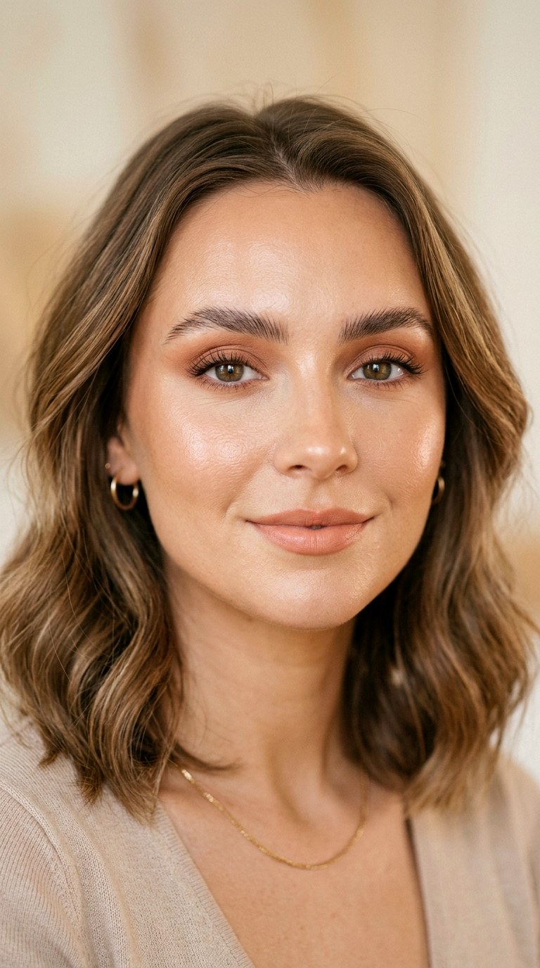 Minimal Peach Latte Glam - 25 Peach Fuzz Fresh Face Glam