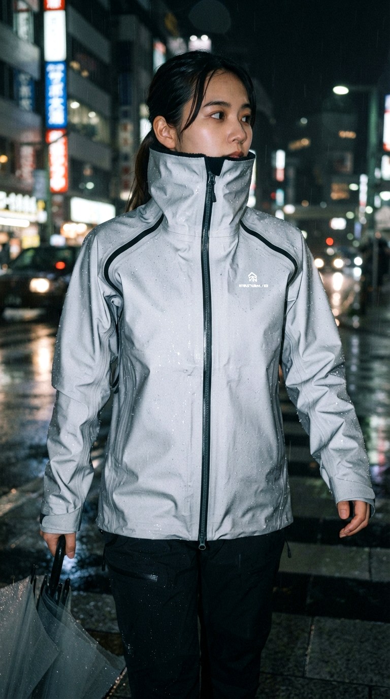 Minimalist Shell high collar jacket - 30 high collar jacket