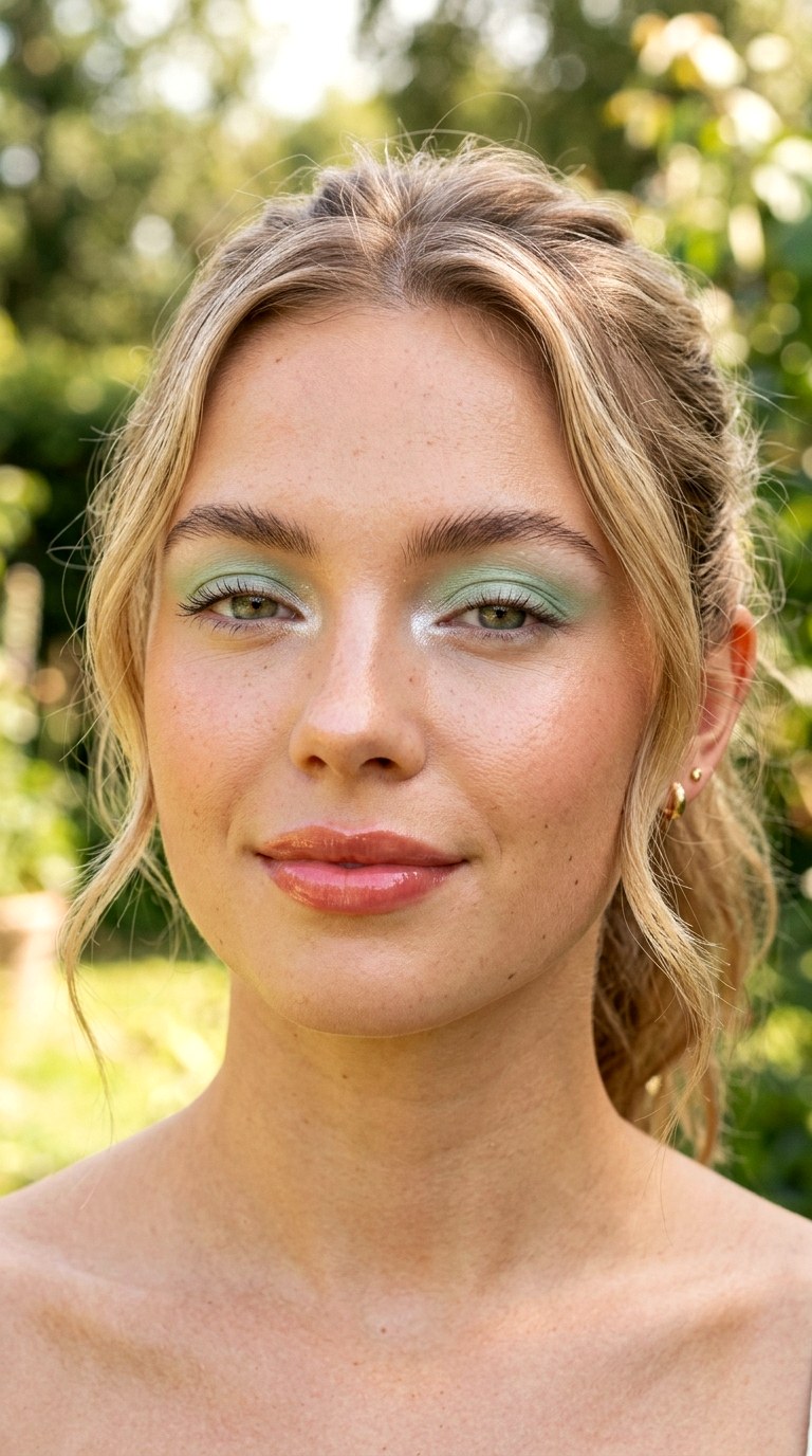 Mint Green Soft Wash - 22 Summer Colorful Eye Makeup 2026