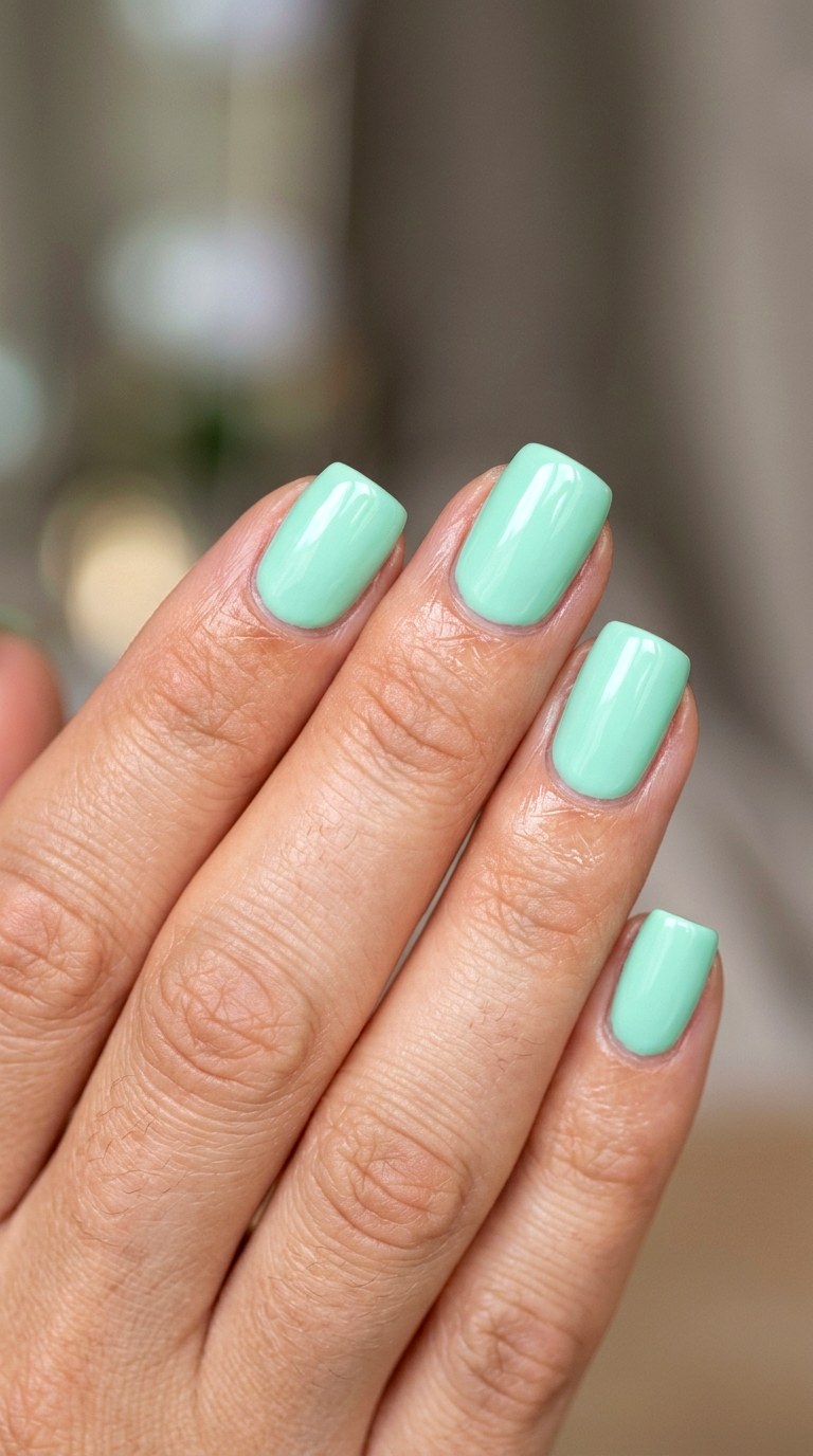 Mint Refresher - 26 Durable Spring Color Street Nails
