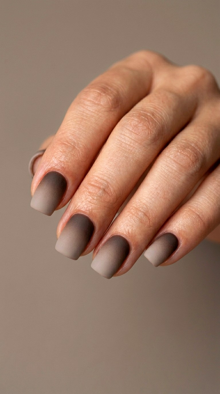 Mocha to Mushroom - 27 Neutral Spring Ombre Nails