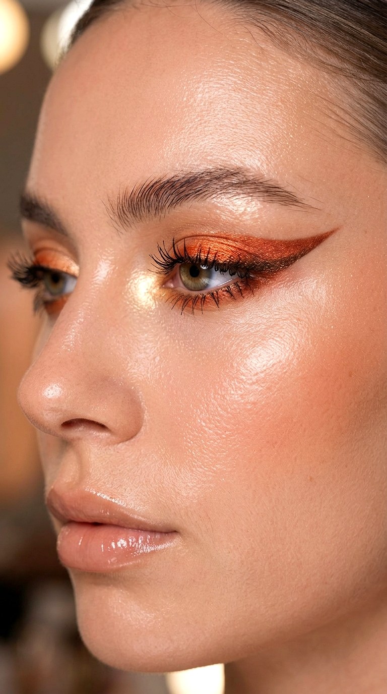 Modern Celebrity and Social Media Influence - 21 Solar Flare Spring Eyeliner Radiant Inner-Corner Glow Wings for a Warm Seasonal Aura