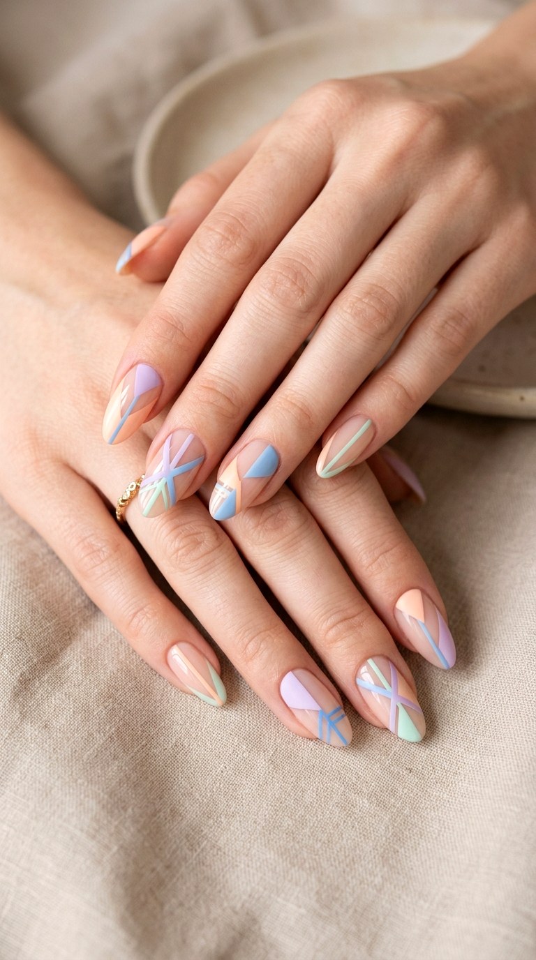 Negative Space Nail Art - 27 Viral Spring Nail Trends Everyone Is Obsessed With