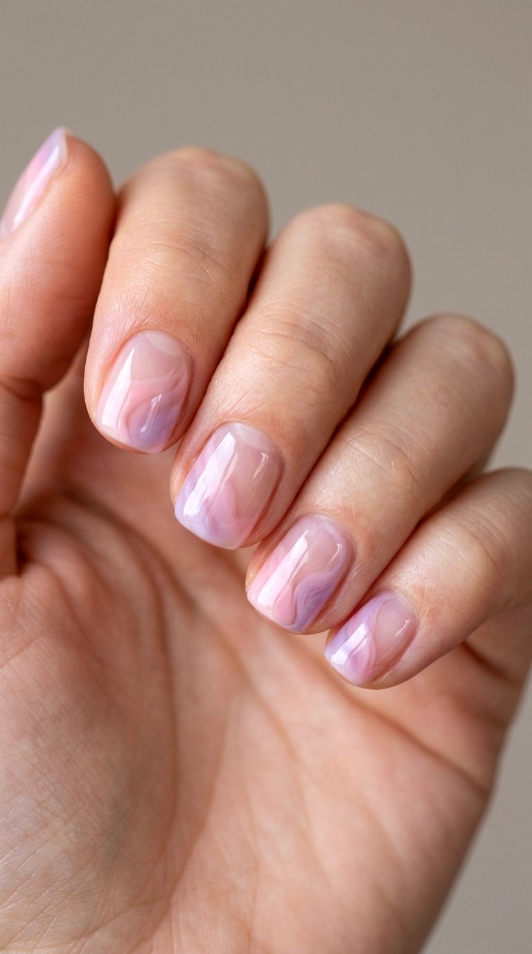 Negative Space Swirl Fade - 30 Dreamy Spring Ombre Nails