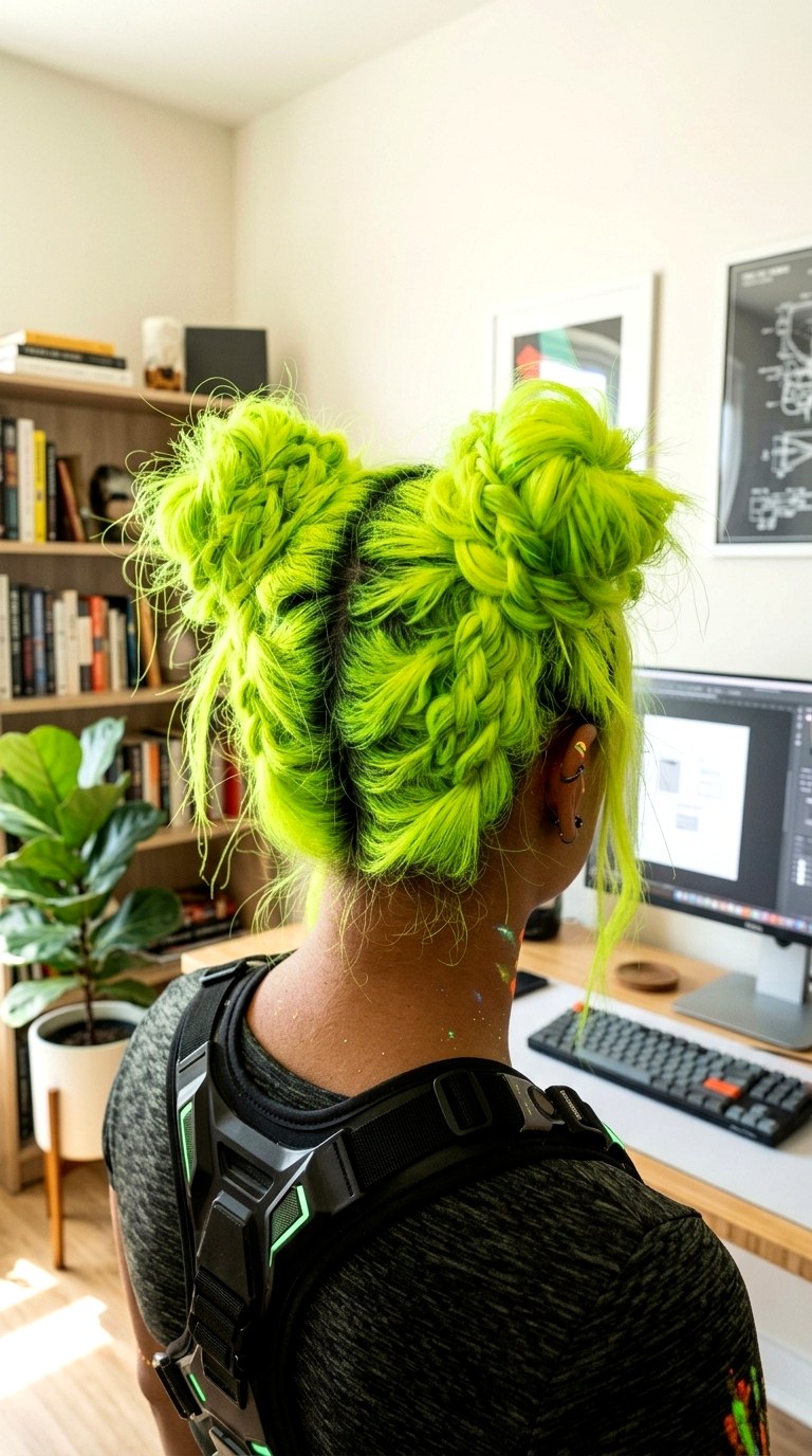 Neon Lime - 29 hair dye colors