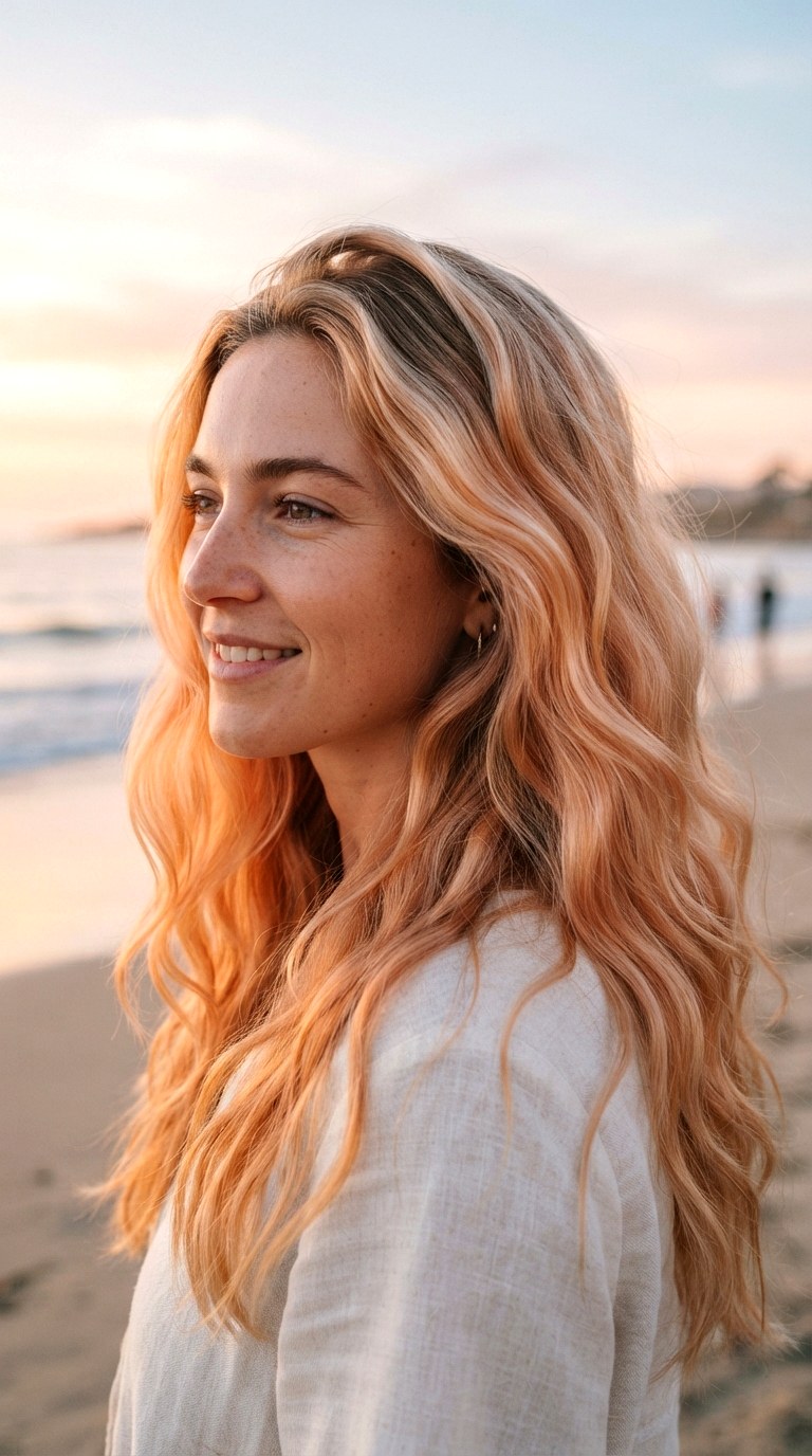 Nude Apricot - 24 hair dye inspo