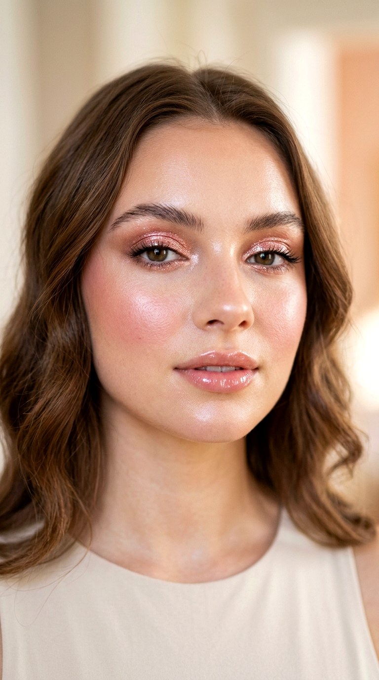 Nude Rose Gold Makeup Aesthetic - 23 Rosy Nude Makeup Aesthetics
