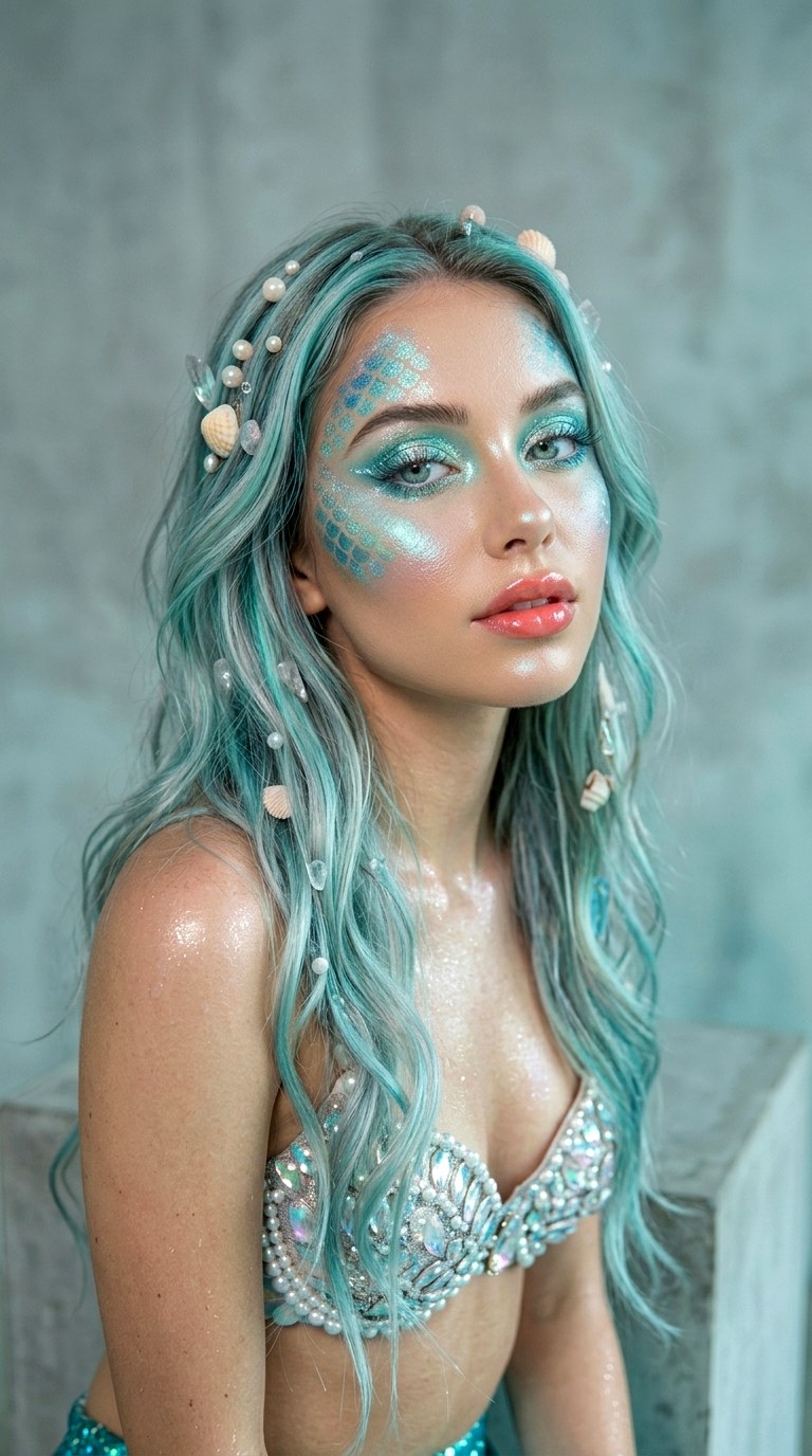 Ocean Mermaid Magic - 26 makeup idea creative