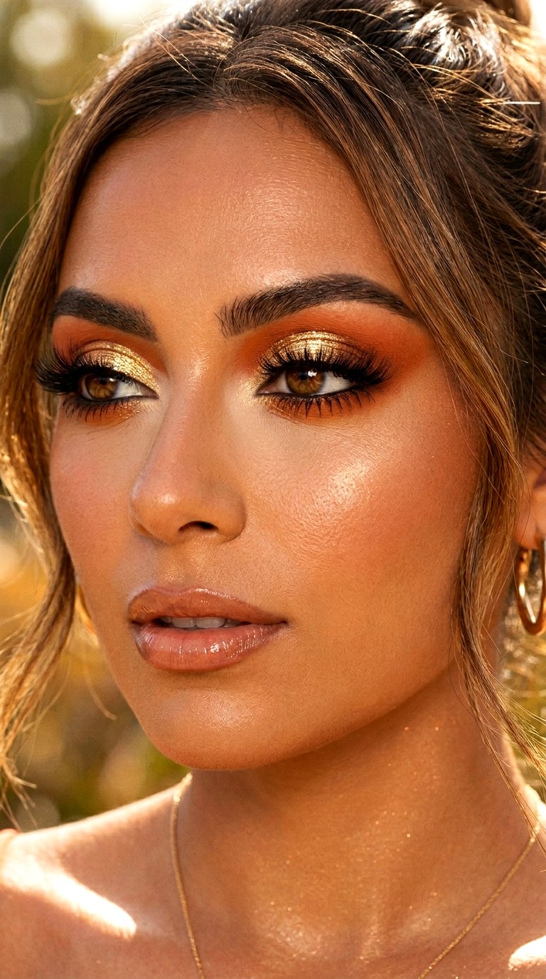 Orange Halo Eye - 22 Summer Citrus Pop Eyes Lemon, Orange & Lime Shades