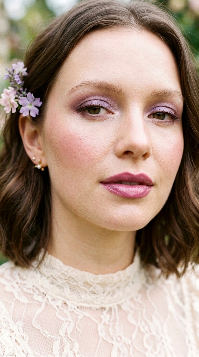 Orchid Mauve Lips - 20 Fresh Bloom Beauty Trend 2026