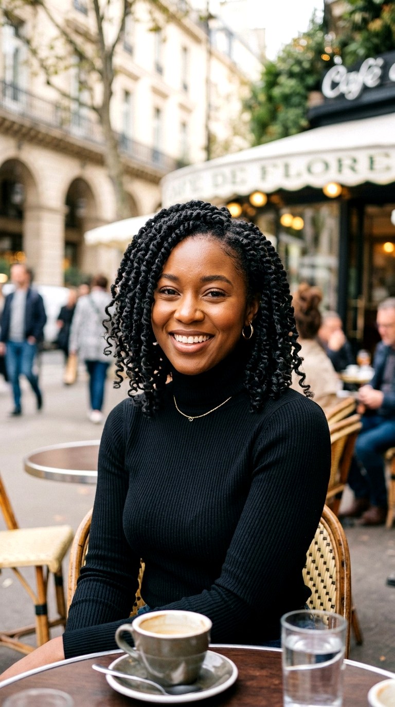 Passion Twist Mid Length Bob - 27 braided hairstyles for black women