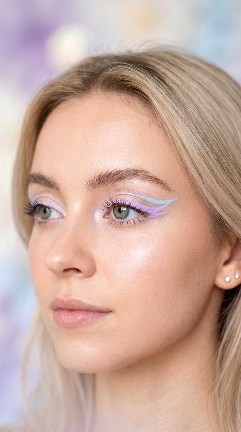 Pastel Dream Eyeliner - 22 Trending eyeliner styles 2026