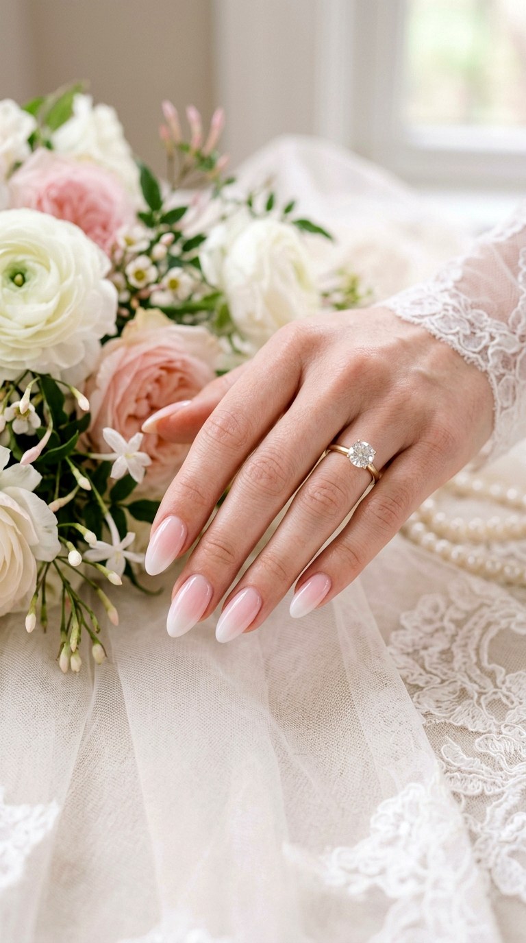 Pastel French Fade Nails - 25 Soft Pastel Spring Nail Designs That Feel Like Sunshine
