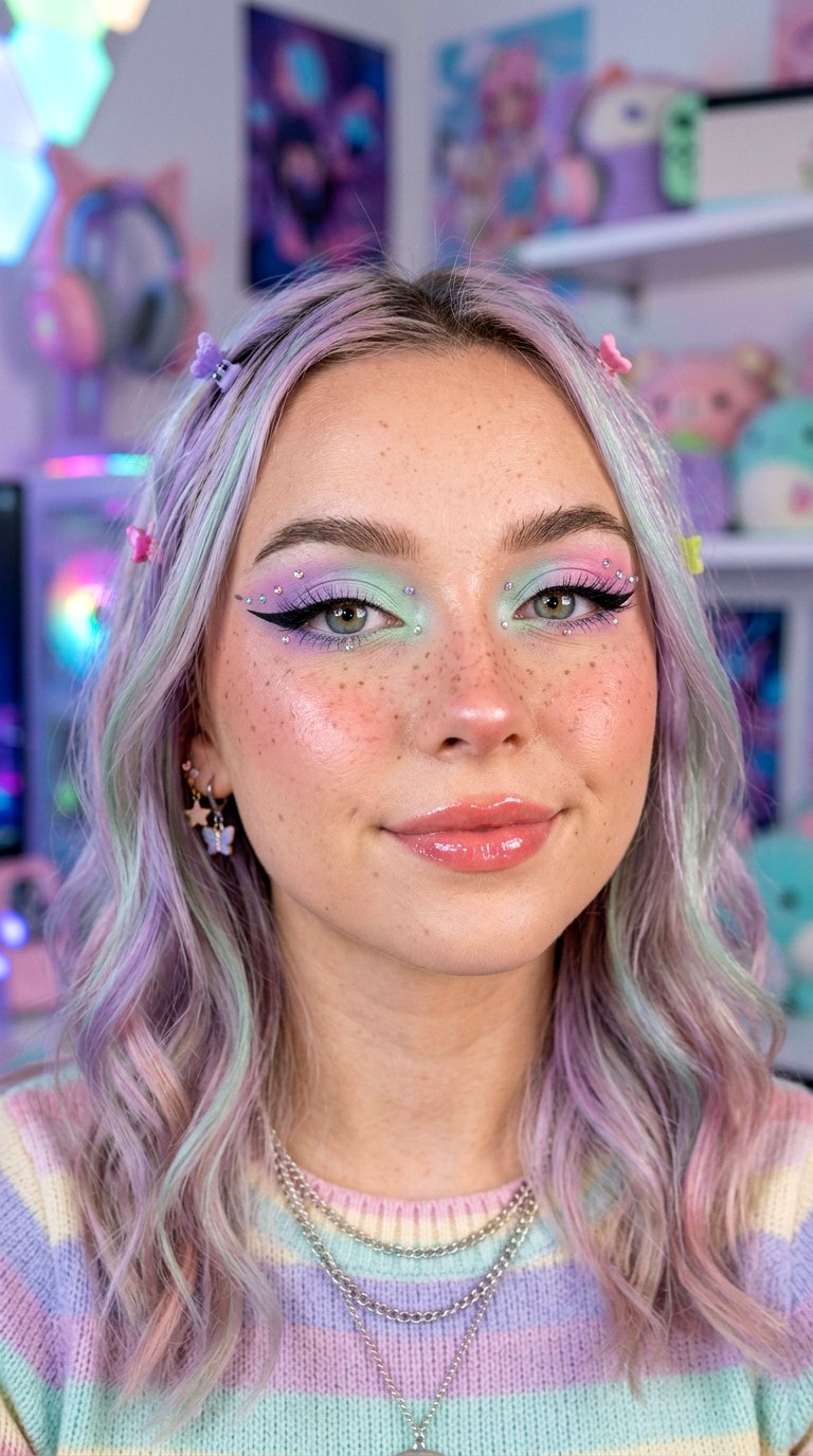 Pastel Gamer Girl Makeup - 29 e girl makeup