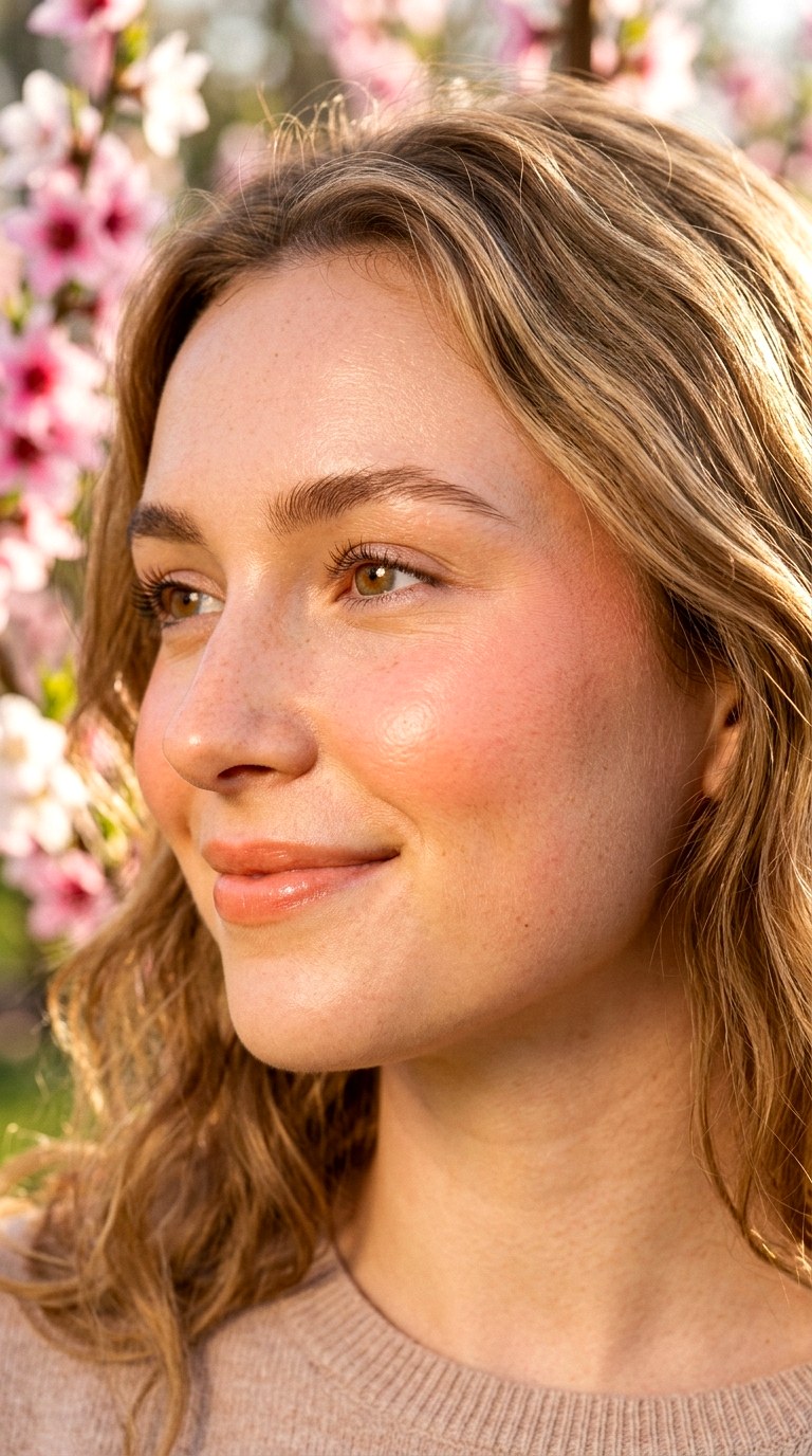 Peach Blossom Flush Effect - 23 Watercolor Blush Spring Glam