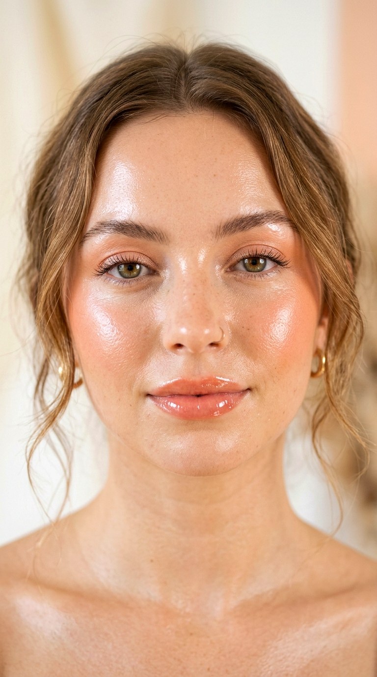 Peach Glass Skin Glam - 25 Peach Fuzz Fresh Face Glam