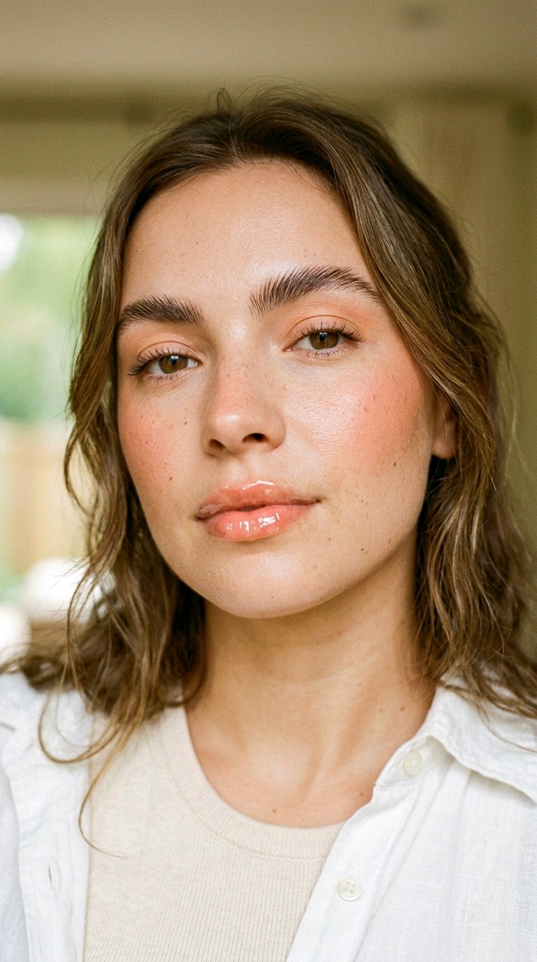 Peach Glow No Makeup Makeup - 25 Peach Fuzz Fresh Face Glam