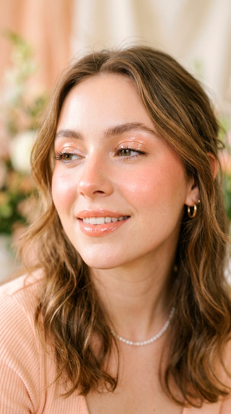 Peach Sorbet Makeup Trend - 25 Peach Fuzz Fresh Face Glam