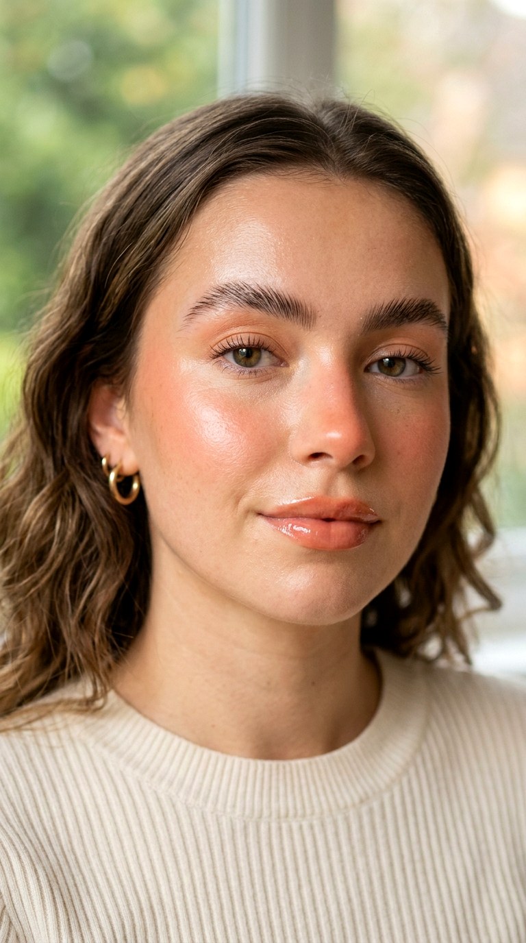 Peachy Clean Girl Glam - 25 Peach Fuzz Fresh Face Glam