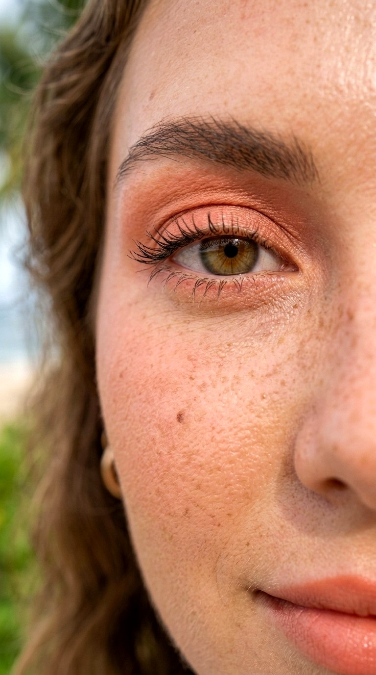 Peachy Keen Coral Haze - 28 colorful eyeshadow looks