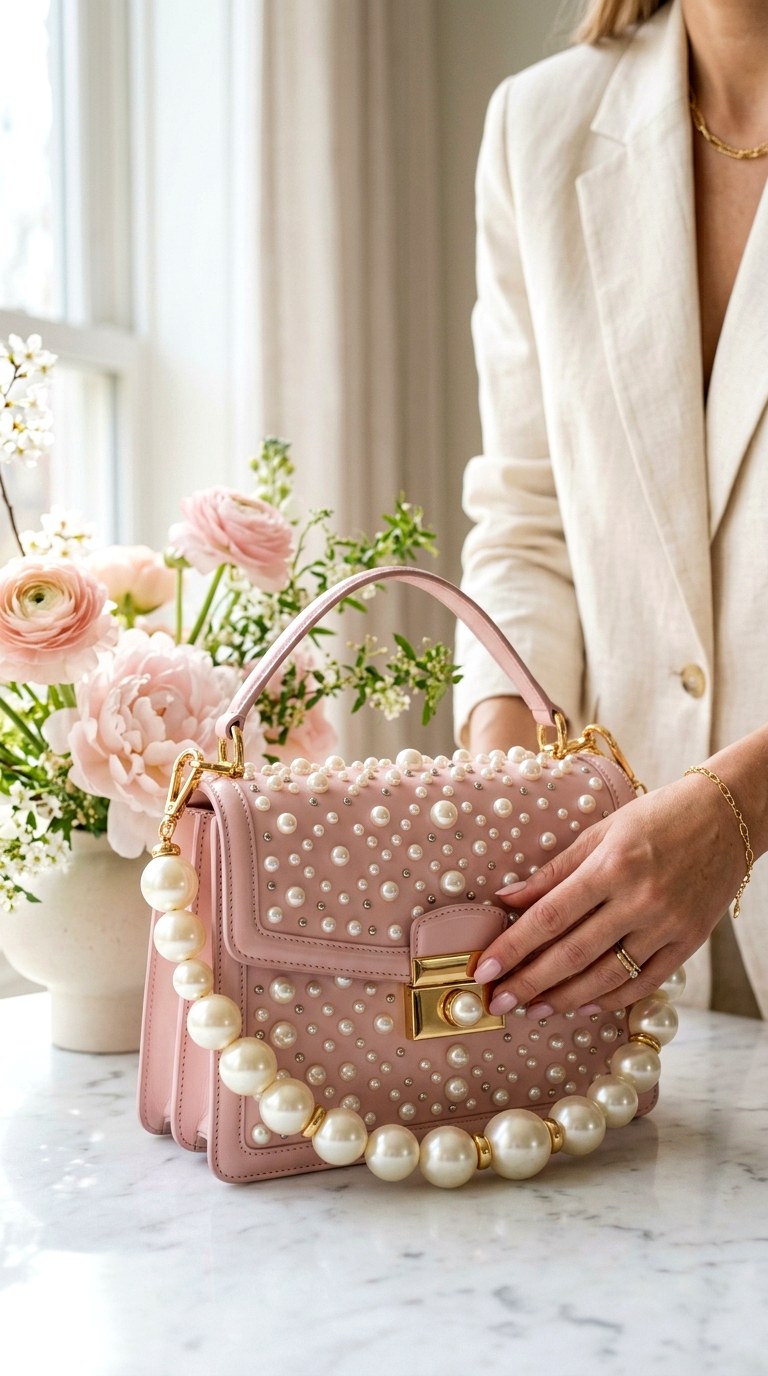 Pearl Studded Handbags - 23 Next-Level Spring Fashion Accessories 2026 That Are Set to Go Viral Everywhere