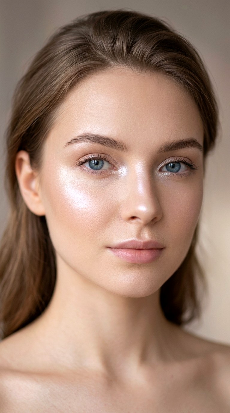 Pearlescent Highlight Skin - 23 Glazed Shimmer Skin Makeup Looks for a Radiant 2026