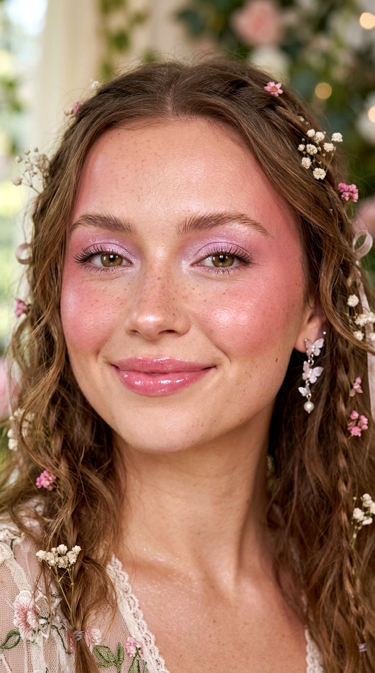 Pink Fairy Blush Makeup Look - 25 Ethereal Glow Makeup Look Ideas Trending in 2026