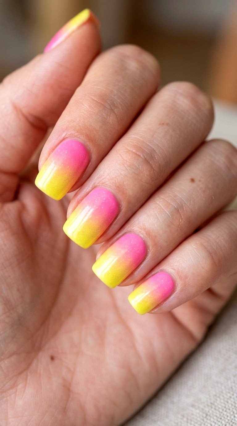 Pink Lemonade Fizz - 25 Elegant Spring Ombre Nails