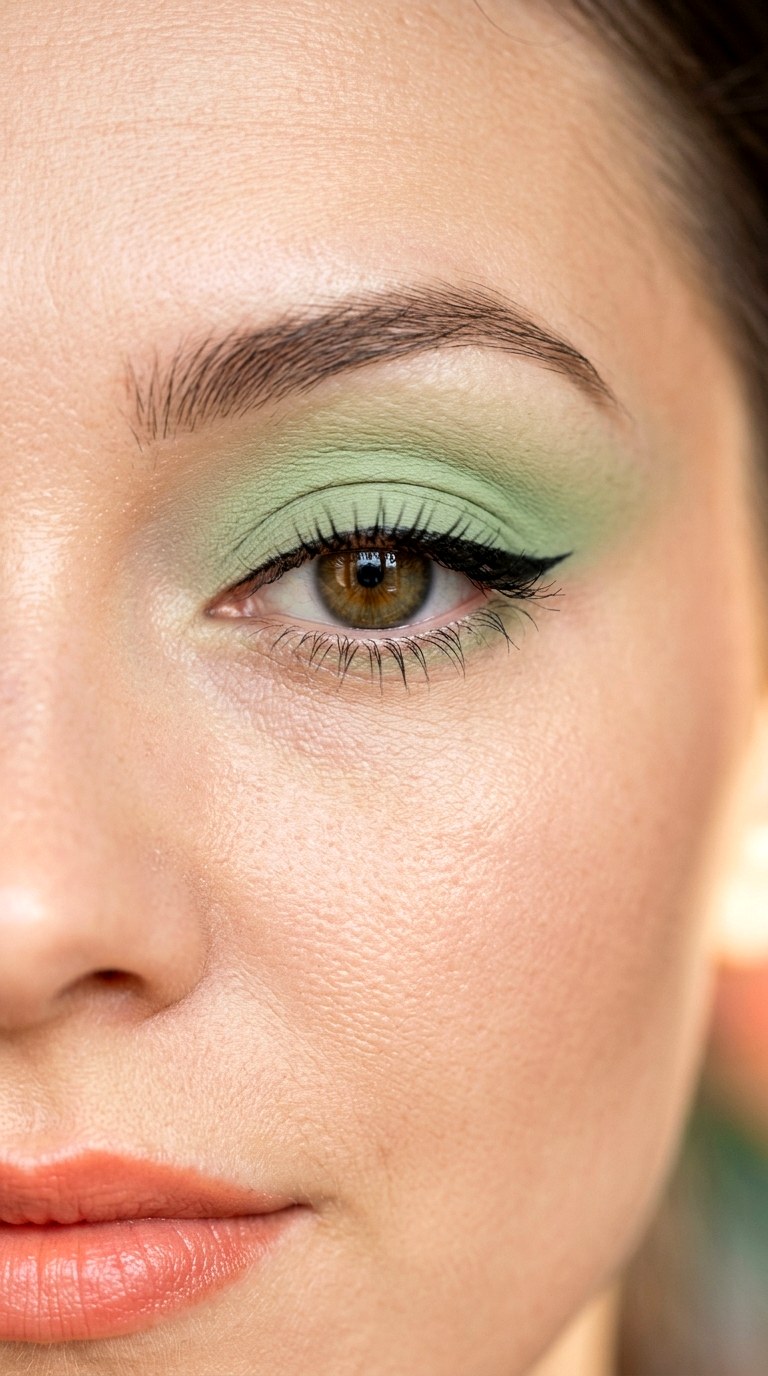Pistachio Cream Wash - 25 colorful makeup ideas