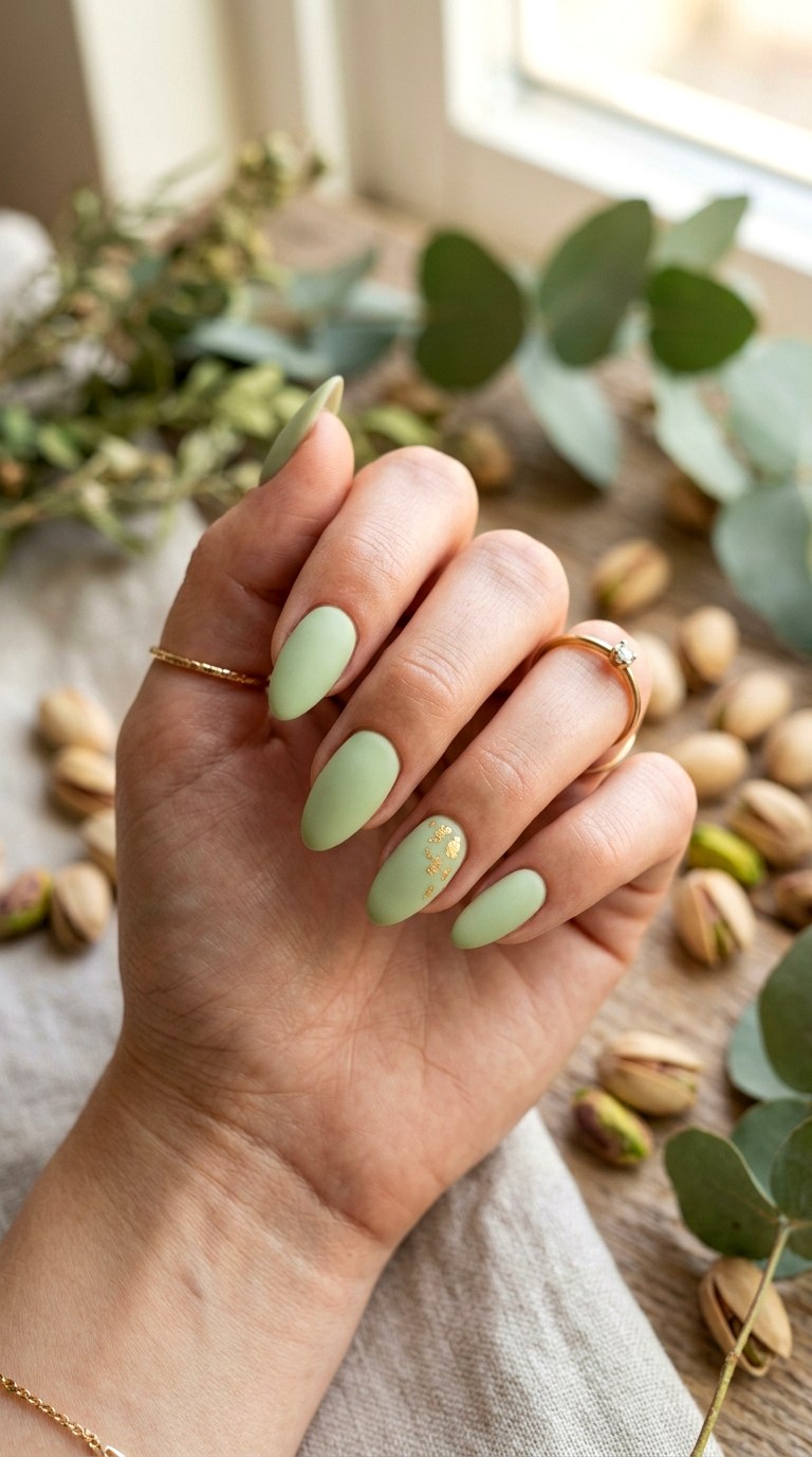 Pistachio Green - 20 Spring Nail Colors That Will Instantly Brighten Your Look