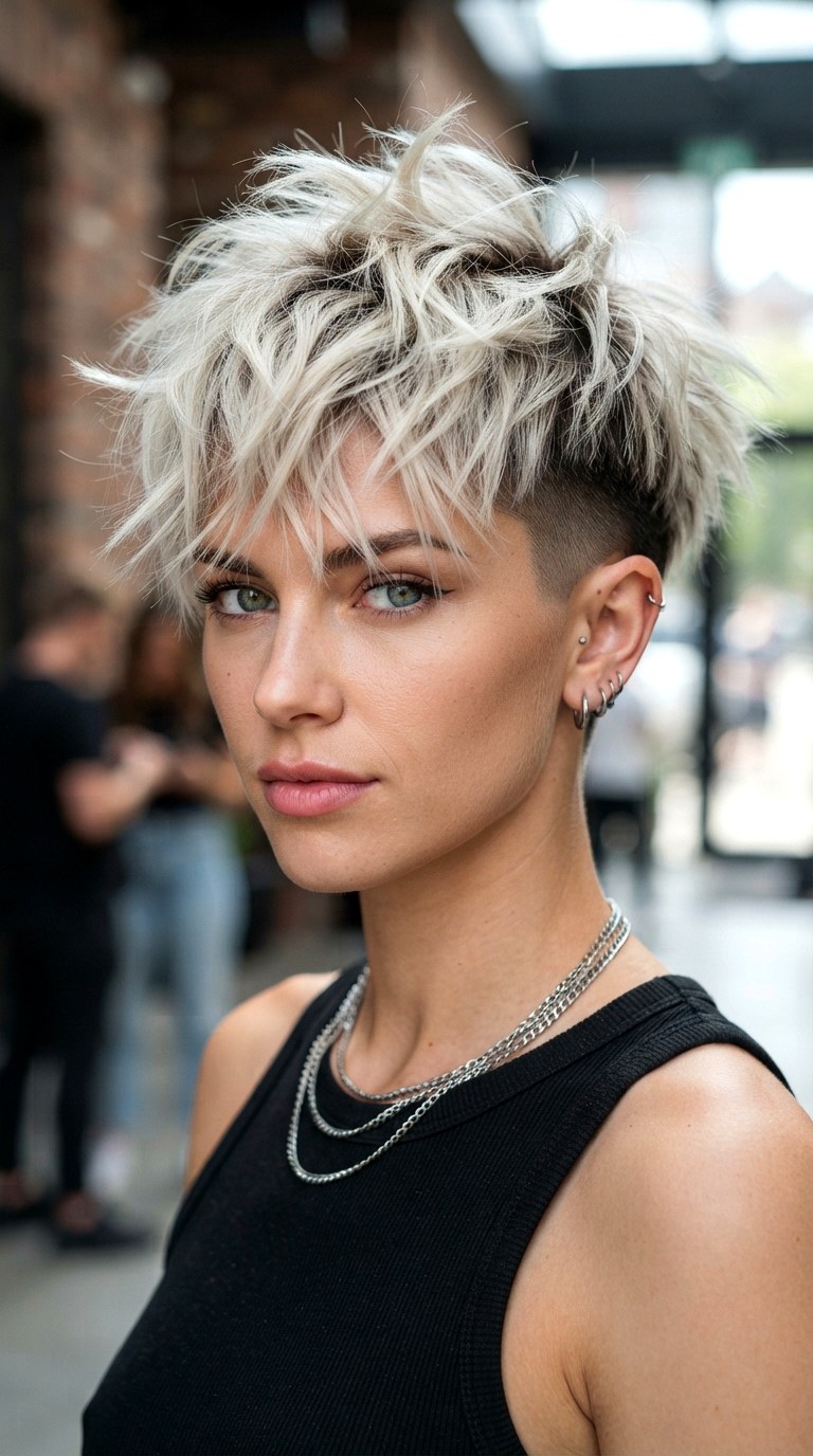 Pixie Wolf Dramatic Crop - 26 Wolf Cut for Thin Hair