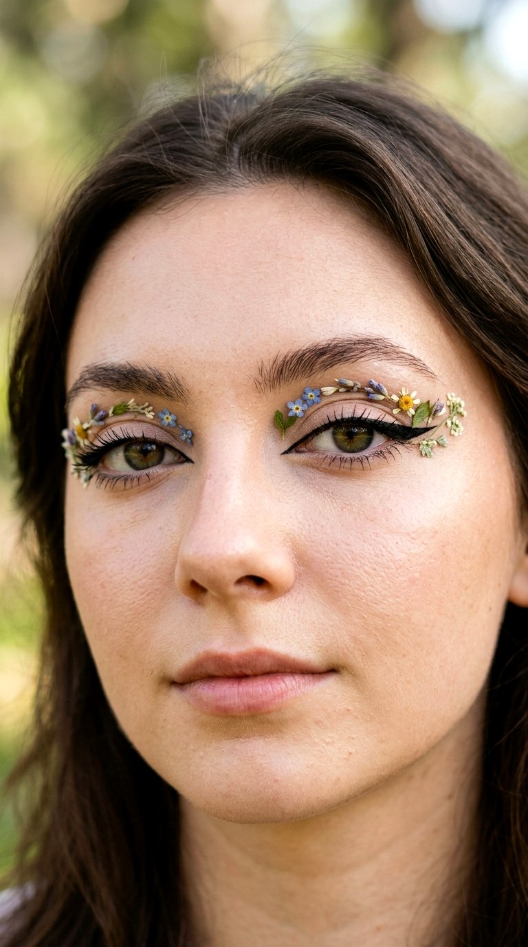 Pressed Flower Embellished Line makeup eyeliner - 27 makeup eyeliner