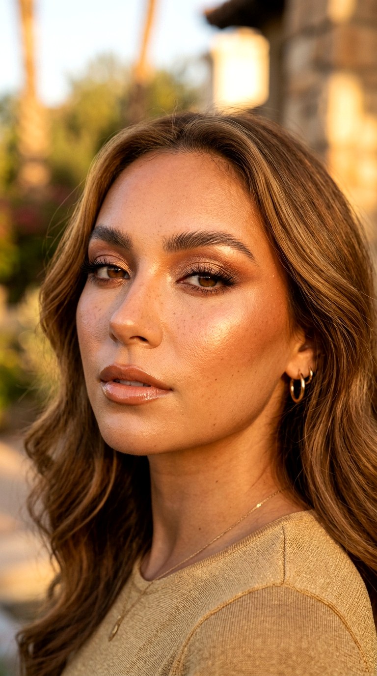 Radiant Bronzed Goddess Glow - 20 Glass Skin Full Glam Makeup Trends Everyone Loves