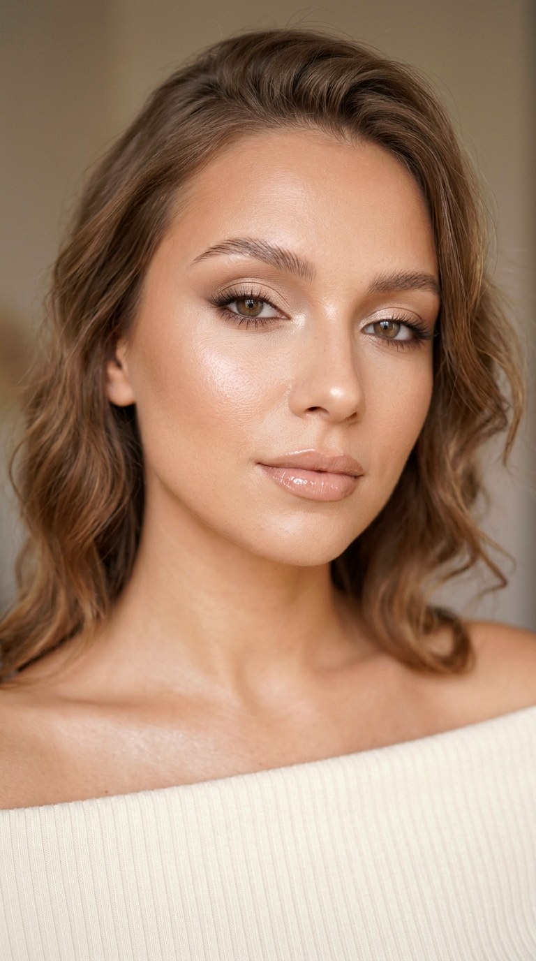 Radiant Nude Glam Makeup - 25 Ethereal Glow Makeup Look Ideas Trending in 2026