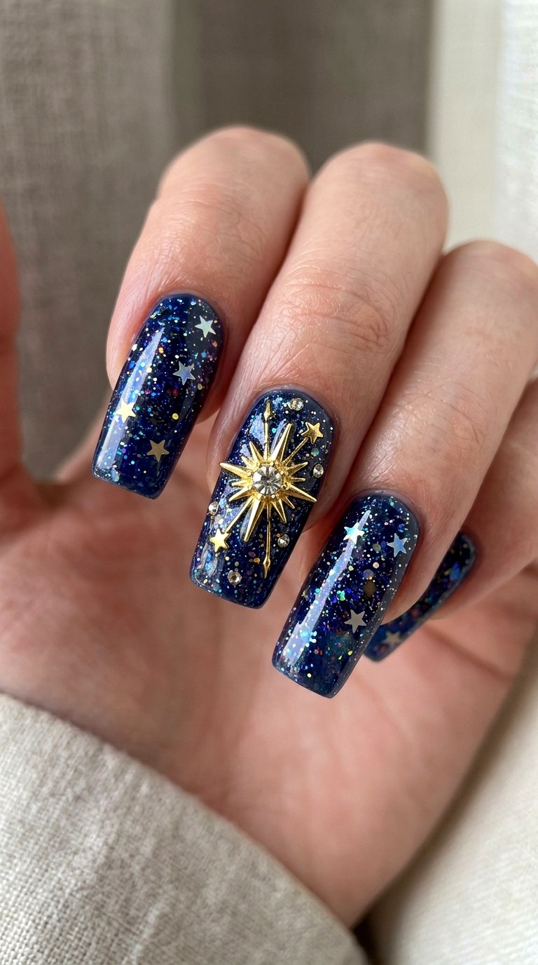Radiant Starburst Accents - 27 Festival Spring Colorful Junk Nails