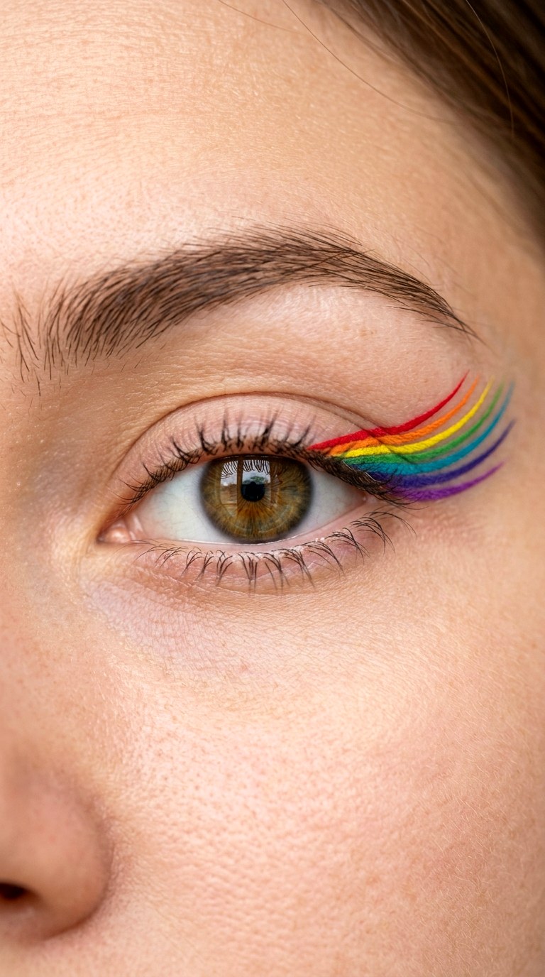 Rainbow Spectrum Micro Flicks - 26 colorful eye makeup