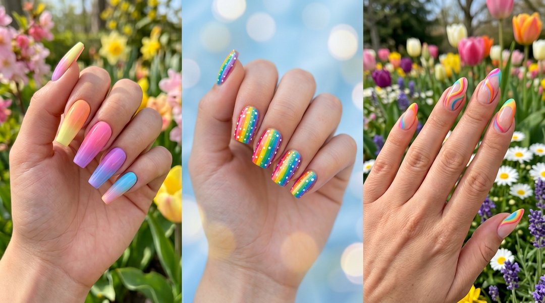 Rainbow Spring Multicolor Acryli…