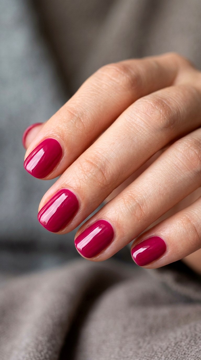 Raspberry Pink Shine Statement - 26 At-Home Spring Color Street Nails