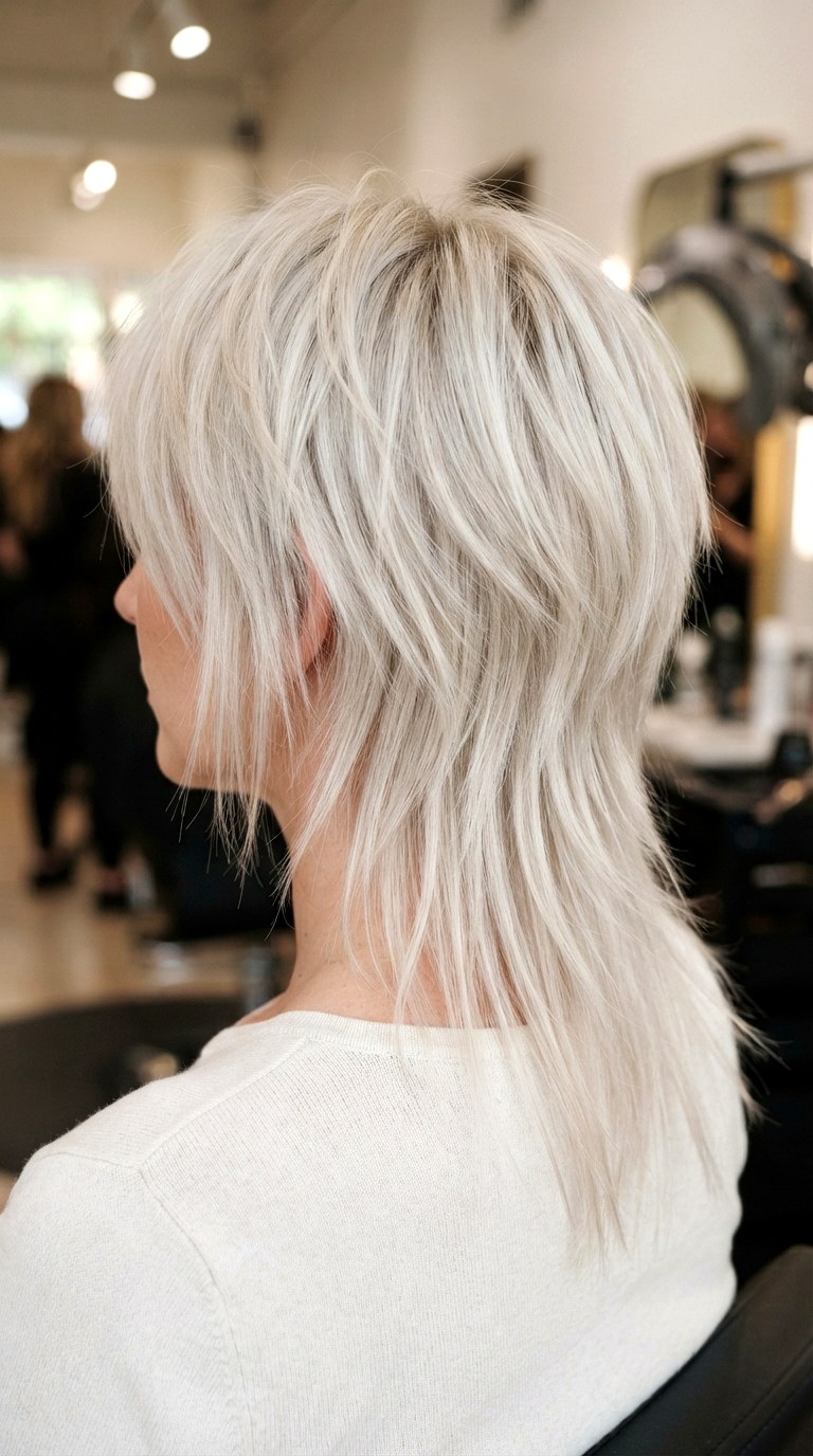 Razor Cut Feathered Ends - 26 Wolf Cut for Thin Hair