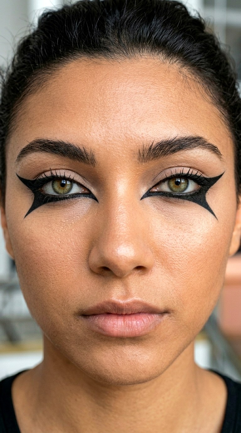 Reverse Cat Eye Flip - 25 makeup idea