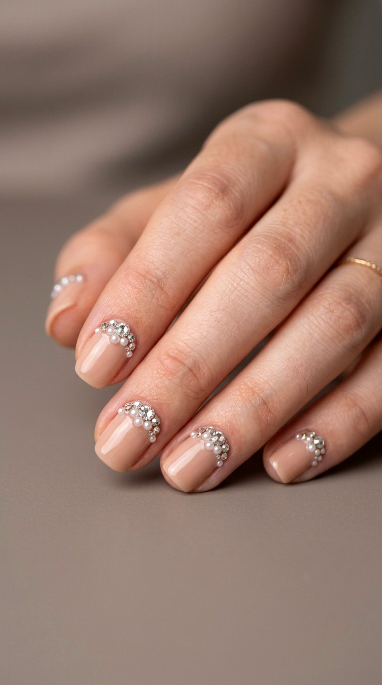 Rhinestone Cuticle Crowns - 22 Funky Spring Colorful Junk Nails