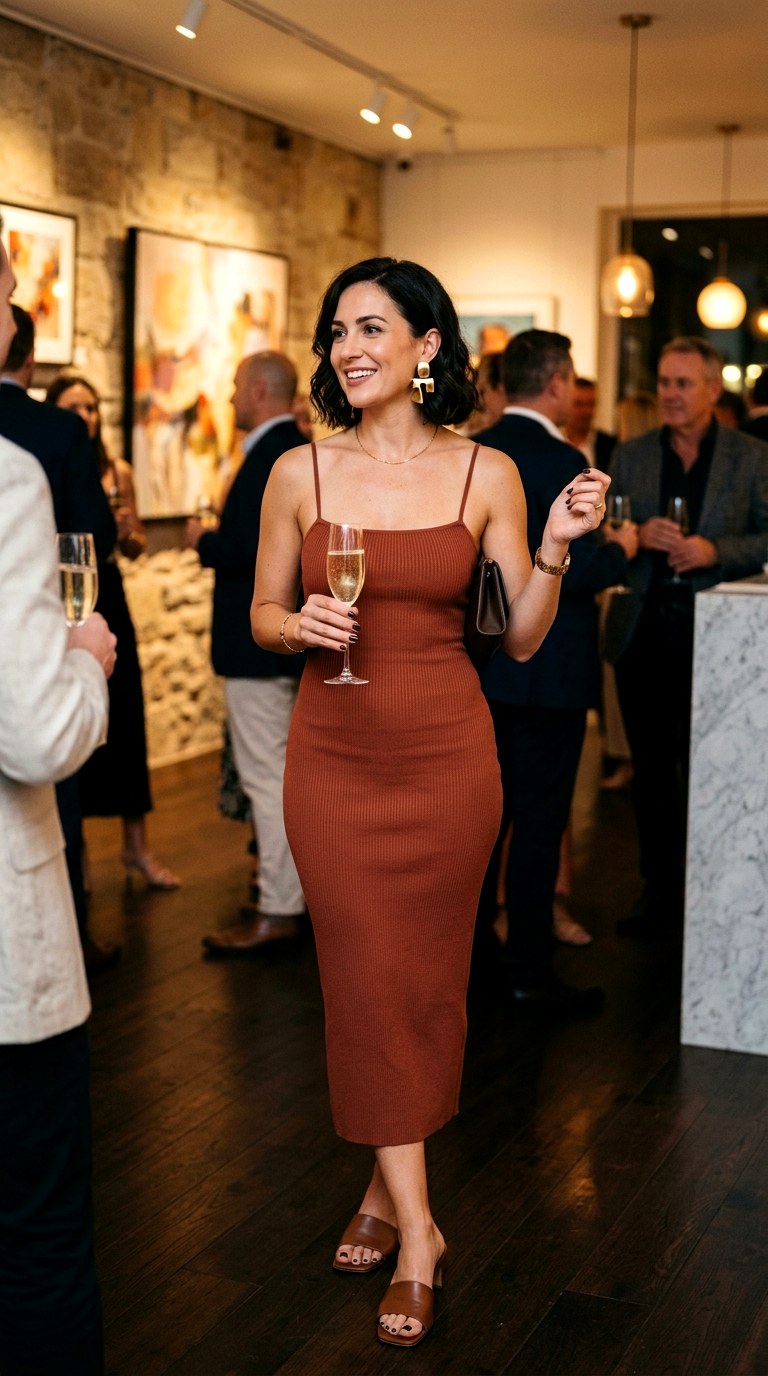 Ribbed Bodycon Midi Dress - 21 classic summer outfits